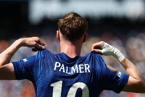 帕尔默达成切尔西生涯各项赛事50球里程碑，用时114场比赛