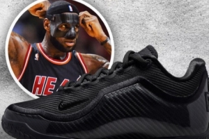 詹姆斯23代“面具魔王”配色将于3月发售 致敬老詹黑色面具造型