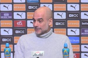 进步很快！瓜迪奥拉调侃：胡桑诺夫的英语还达不到莎士比亚的水平