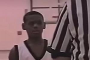 詹姆斯转发自己12岁时比赛录像：年轻的！一直是个赢家