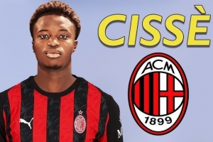 意媒：米兰外租小将阿尔法乔·西塞受伤，最长可能缺阵2个月