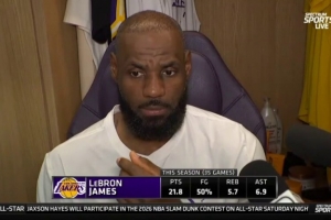 詹姆斯：雷霆是冠军球队 我们无法保持48分钟的活力 而他们可以