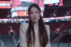 美女记者：好久没在全明星赛看到中国面孔了 希望杨瀚森乐在其中