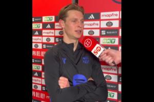 进球被吹！德容：他们说VAR出故障 但愿不是AI合成 不然将是丑闻