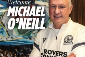 官方：北爱尔兰国家队主帅奥尼尔接手布莱克本，同时执教两支球队