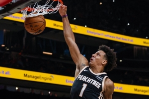 本赛季禁区得分：杰伦·约翰逊居首 申京&阿门&锡安&SGA前五