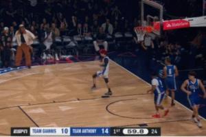 林书豪全场长传王鹤棣 23号王鹤棣单人下快攻&霸王步致敬詹姆斯！