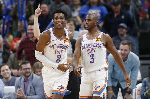 雷霆官方：感谢CP3所做的一切 祝贺你拥有一段非凡的职业生涯