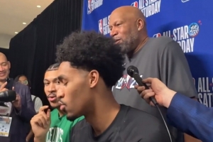 是否期待2个儿子都能打上全明星？罗恩·哈珀：我又不是詹姆斯