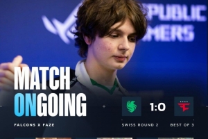 broky低迷枪软道具歪！NiKo火力十足砍21击杀Falcons赢下图一