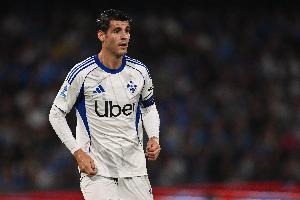 莫拉塔替补登场1分钟吃2黄，下轮战米兰将停赛