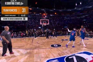 来势汹汹！尼克斯队收获31分 挺进全明星投篮之星大赛决赛