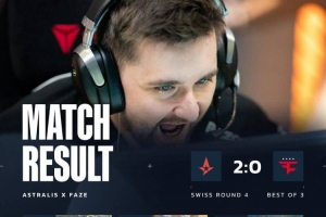 银河战舰返航！FaZe地狱难归来遭A队横扫 瑞士轮1-3告别PGL