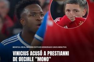 叫维尼修斯“猴子”？阿媒：普雷斯蒂亚尼坚持自己说的是“兄弟”