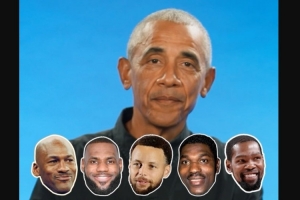 首发水平如何？奥巴马心目中的历史先发：詹库杜+乔丹+奥拉朱旺