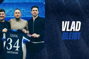 霍芬海姆官方：与右后卫曹法尔完成续约，球员本赛季奉献1球7助