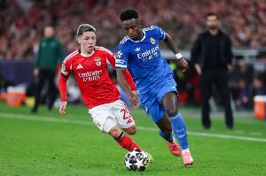 前本菲卡队长声援维尼修斯：为普雷斯蒂亚尼的卑鄙行为感到羞耻