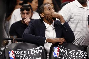 17年伦纳德不伤马刺能赢勇士吗？追梦：赢不了 勇三疯无人能挡