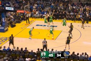 给波津负重训练来了？波津拿球绿军就双人包夹 无视追梦