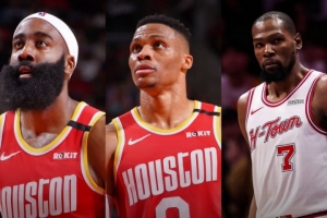 杜兰特本季已20次砍30+ 火箭队史自20年哈登&威少以来单赛季新高