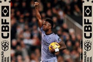 巴西足协：已致函FIFA和欧足联，要求严惩涉嫌歧视维尼修斯的人员