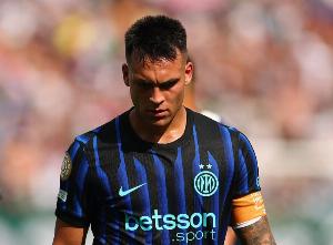 缺战米兰德比！安莎社：劳塔罗因比目鱼肌伤势，预计伤缺3-4周