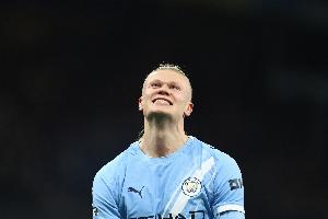 哈兰德职业生涯共9次对阵纽卡，仅在首次交手时取得1个进球