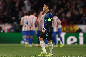 米体：劳塔罗确定因伤缺席未来4场比赛，米兰德比复出可能性很小