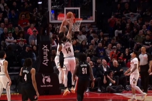 连续四罚不中！西索科脑后传球杨瀚森 扣篮被犯规再次两罚不中