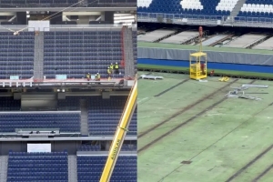 马卡:皇马已批准在伯纳乌安装全新LED电子环屏,相关施工已开始