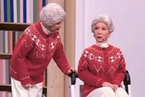 春晚之后 假蔡明被送给了真蔡明 机器熊猫被翻倍拍卖