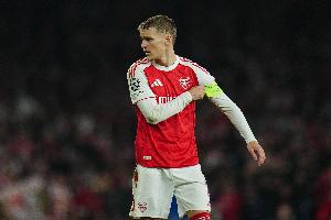 因伤缺席两场，记者：厄德高有望在北伦敦德比回归球队阵容