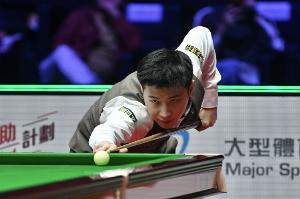 赵心童赛后英语采访：只想在比赛中打出自己风格 会努力保持下去