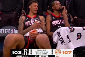 小号事件俩主角！杜兰特和小贾一人打一铁 比赛要没了呀！