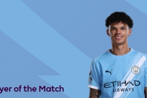 双料最佳！官方：双响建功的奥赖利当选英超官方MVP+曼城队内MVP