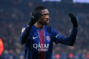 记者：登贝莱应会缺席欧冠附加赛次回合，法比安、马尤卢单独训练