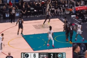 先声夺人！瓦塞尔开场独中3记三分 帮助球队占据主动