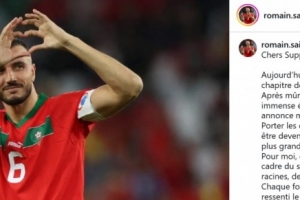 曾效力狼队！官方：35岁后腰罗曼·赛斯宣布从摩洛哥国家队退役
