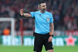 勒沃库森vs奥林匹亚科斯裁判名单：英格兰名哨奥利弗执法