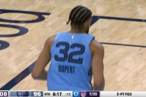 你还给挪活了？吕佩尔灰熊首秀替补贡献10分9板1助3断