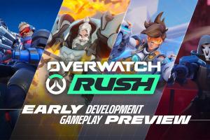 暴雪官宣守望先锋手游《Overwatch Rush》：采用俯视角4v4玩法
