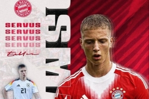 图片报：16岁后腰小将奥斯曼尼首次被征召参加拜仁一线队合练