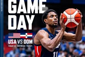 首败！世预赛-美国男篮79-87不敌多米尼加 奈特20分 怀斯曼9投9分