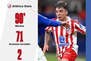 马竞小将谈首秀：永远不会忘记这个夜晚，很高兴帮助球队完成绝杀