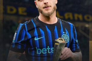 首开纪录！迪马尔科当选国米2-0热那亚的全场最佳球员