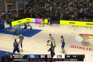 斩杀巨人！世界第45的冰岛世欧预绝杀世界第9立陶宛 位居小组第1