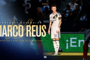 官方：洛杉矶银河宣布和罗伊斯续约至2027年12月