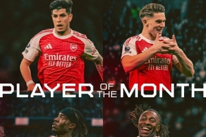 阿森纳2月最佳球员候选：因卡皮耶、约克雷斯、马杜埃凯、埃泽