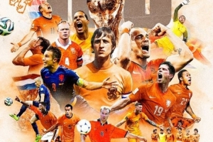 你能认出几个？荷兰队晒名宿海报：世界杯还有100天就开始了！