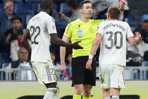 怒喷裁判染红！TA：马斯坦托诺可能被禁赛1-2场，皇马计划上诉